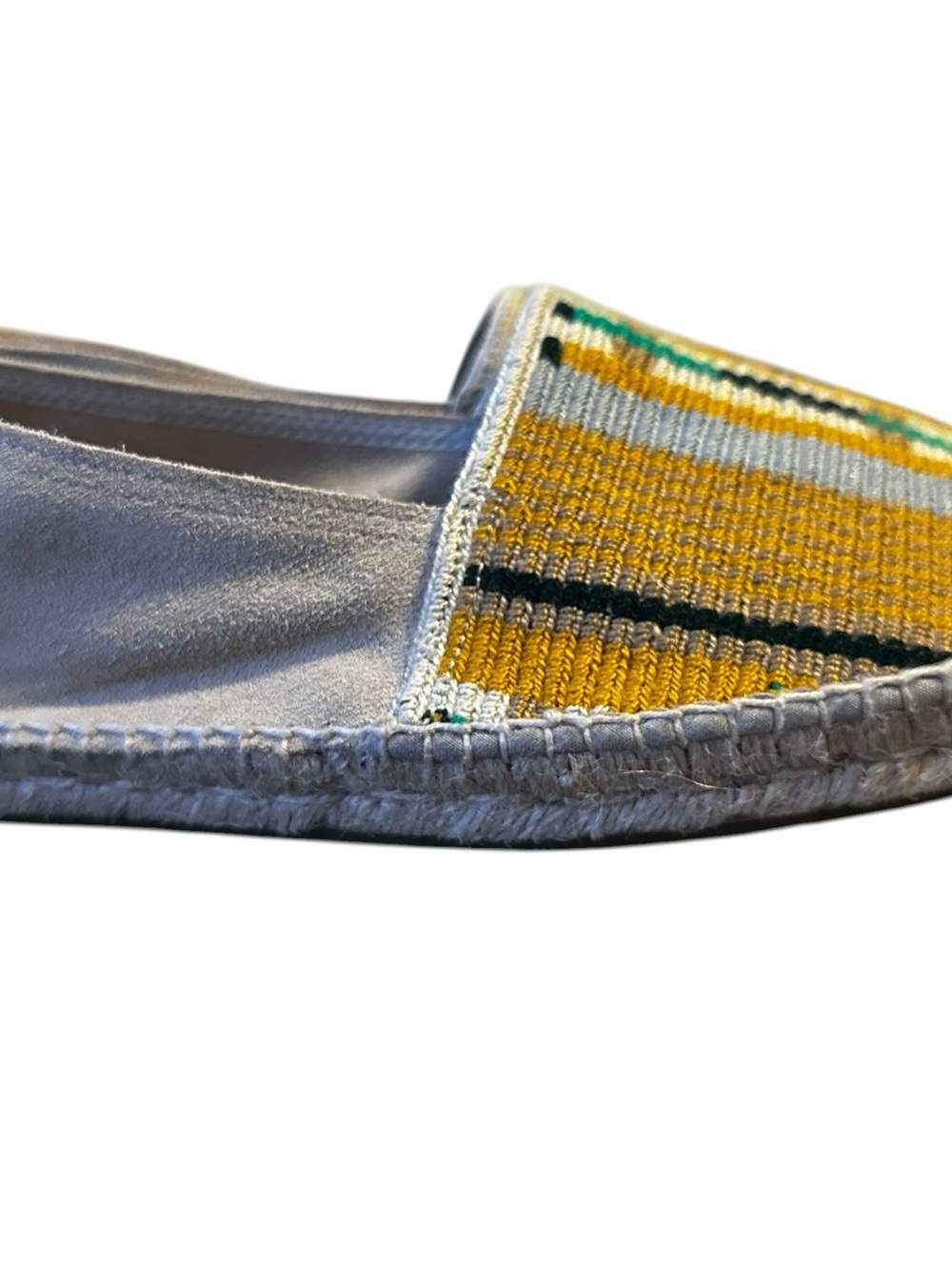 Guanabana Men’s Woven Stripe Espadrille Slip-On - Yellow & Multi-Color - Picture 4 of 11
